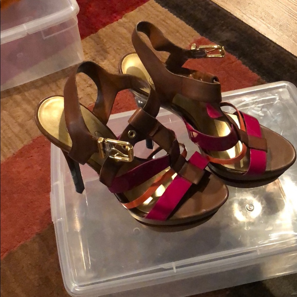 Jessica multi color sandals